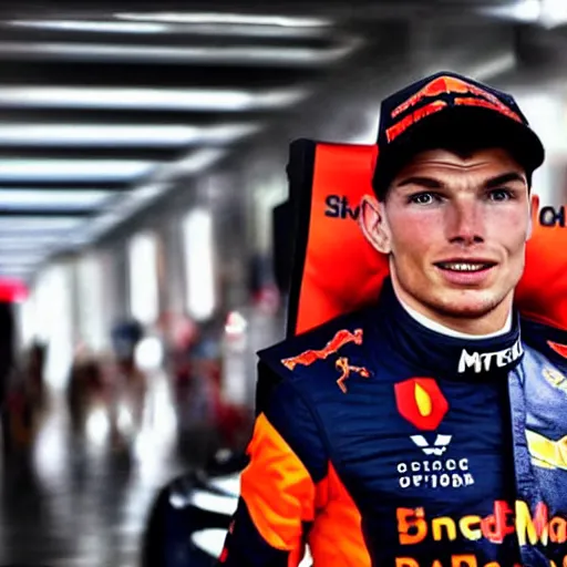 Prompt: max verstappen as a woman