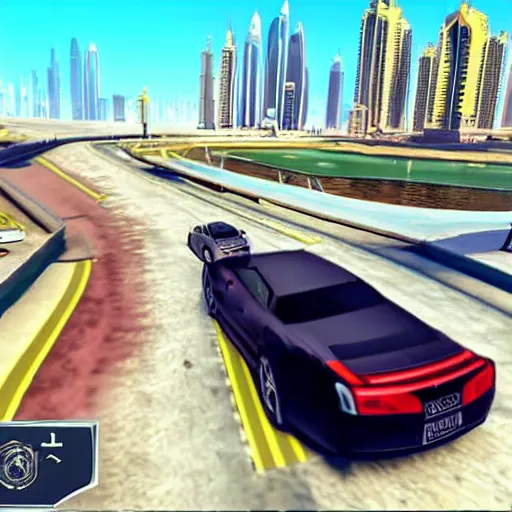 Prompt: gta : dubai. alternative reality