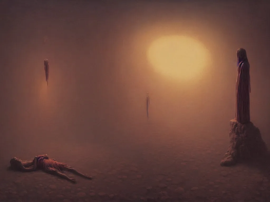 Prompt: Candy Crush, by Zdzisław Beksiński and Greg Rutkowski, horror, surreal, cinematic, 8k