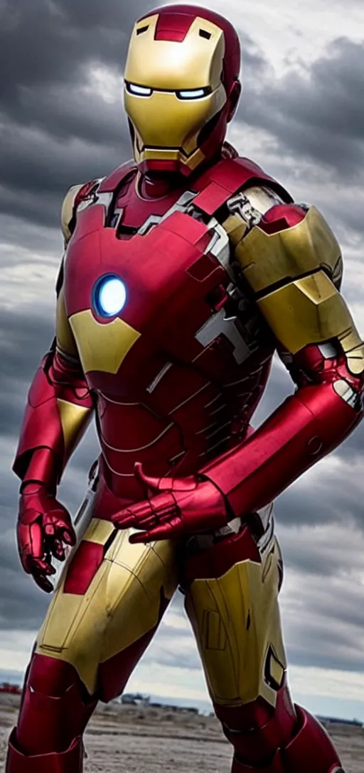 Image similar to Mads Mikkelson as Iron Man