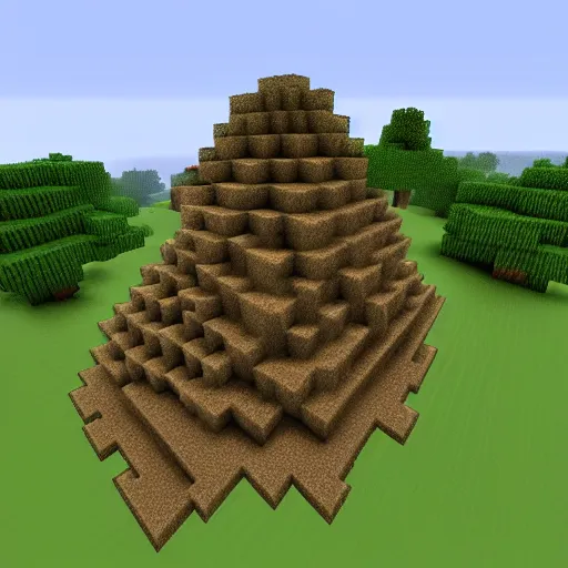 Image similar to minecraft valorant landscape tree