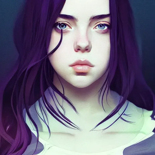 Prompt: a beautiful billie eilish christina hendricks alluring instagram model in crop top, by guweiz and wlop and ilya kuvshinov and artgerm and makoto shinkai and studio ghibli, symmetrical eyes, aesthetic, gorgeous, stunning, alluring, attractive, artstation, deviantart, pinterest, digital art