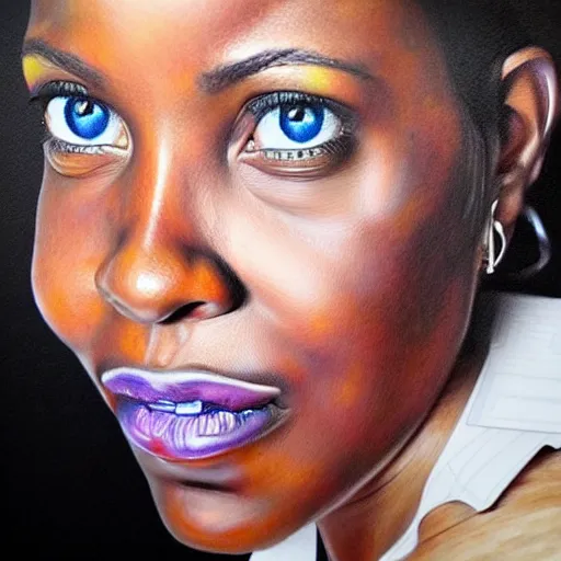 Image similar to : jaiye farrell art, hyper - realistic, detailed,