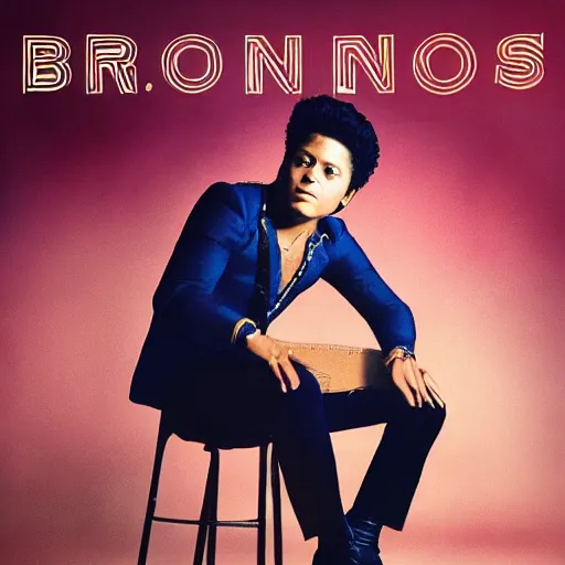 Image similar to Bruno Mars R&B album from the 1970s