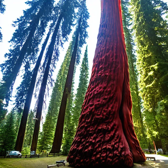 Image similar to giant jellyfish among the giant sequoia trees at 2875 adanac.st vanvcouver,british columbia,canada