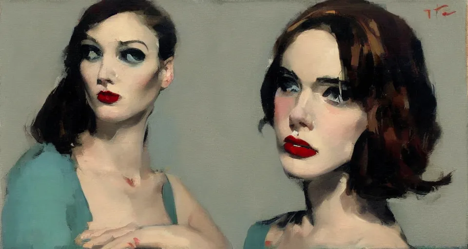 Image similar to painting by malcolm t liepke, young woman, detailed, stunning