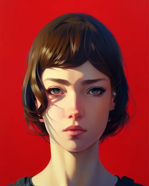 Image similar to war!!!, fine - face, audrey plaza, realistic shaded perfect face, fine details. anime. realistic shaded lighting poster by ilya kuvshinov, magali villeneuve, artgerm, jeremy lipkin and michael garmash and rob rey