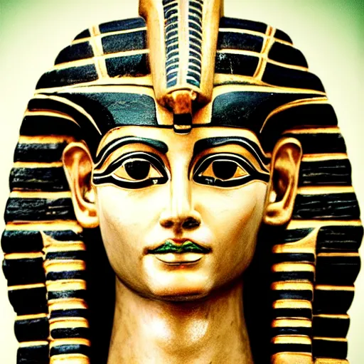 Prompt: johnny depp as the ancient egyptian god osiris