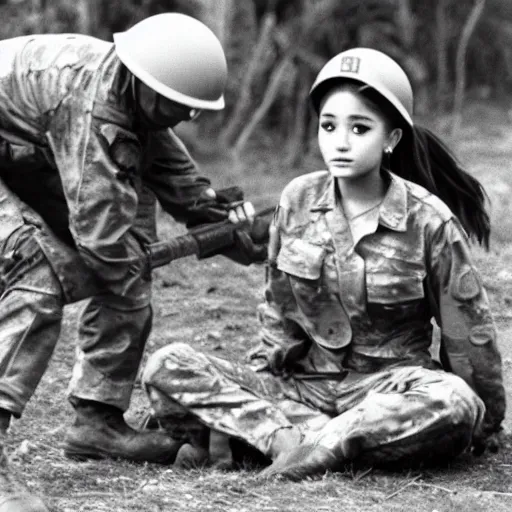 Image similar to ariana grande in vietnam war