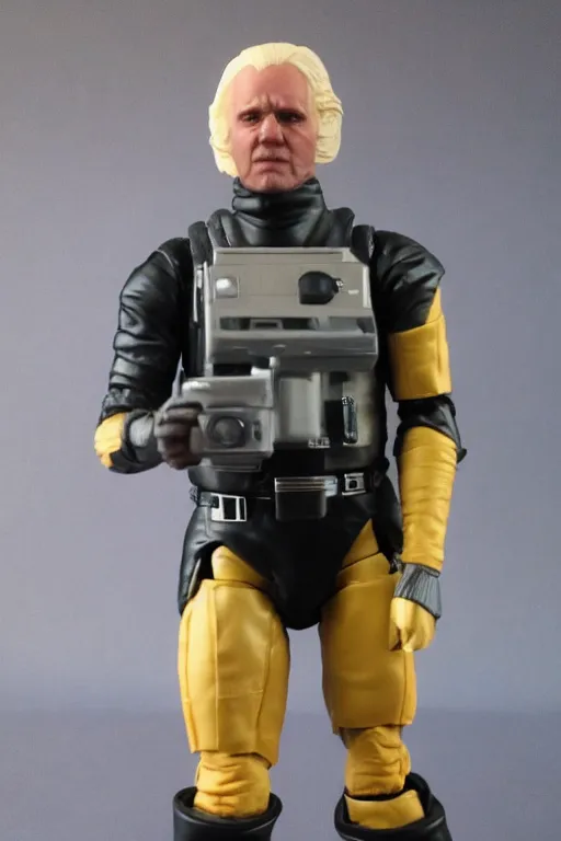 Image similar to 8 k high definition, 1 9 8 0 kenner style action figure, full body, highly detailed, space opera, science fiction, photorealistic