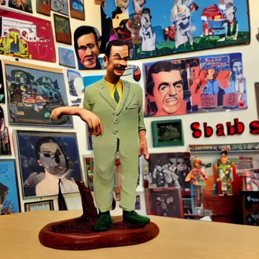 Image similar to subgenius sculpture toy on display