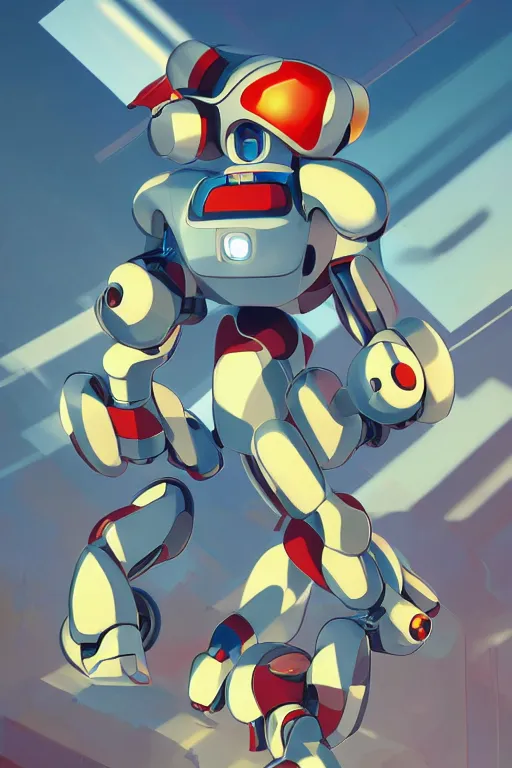 Image similar to metabots medabots medarotto medarot robot minimalist comics, behance hd by jesper ejsing, by rhads, makoto shinkai and lois van baarle, ilya kuvshinov, rossdraws global illumination ray tracing hdr radiating a glowing aura