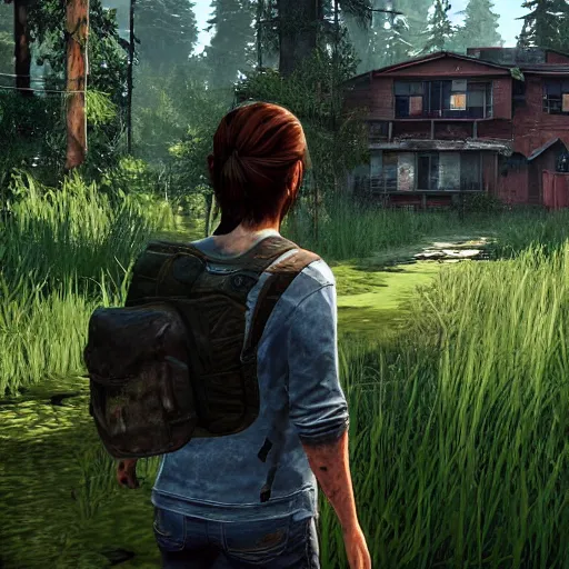 Image similar to the last of us modded to look like a nintendo 6 4 game