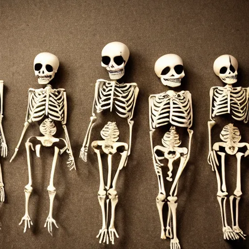 Prompt: skeletons
