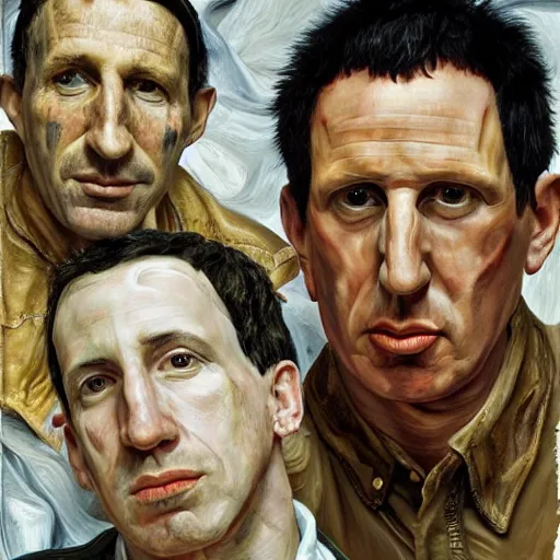 Prompt: high quality high detail painting by lucian freud, hd, atiicus ross and trent reznor