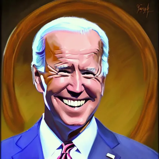 Image similar to joe biden, oil painting, digital painting, aphrodite, bathhouse