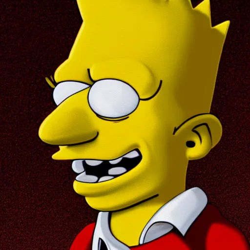 Prompt: stunning award winning hyperrealistic hdr 8 k highly detailed portrait photo of bart simpson as a real human