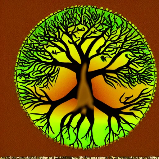 Image similar to The tree of life, top image of all time on /r/ComputerGraphics subreddit