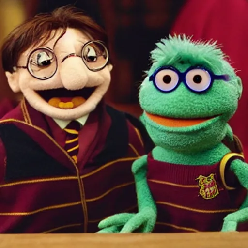 Image similar to harry potter as a muppet