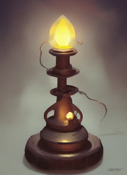 Prompt: turkish fanoos oil lamp, low light, trending on pixiv fanbox, painted by greg rutkowski makoto shinkai takashi takeuchi studio ghibli