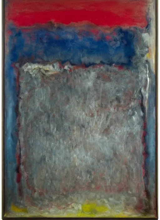 Image similar to sfumato abstract oil on canvas, by rothko, by jackson pollock, by monet