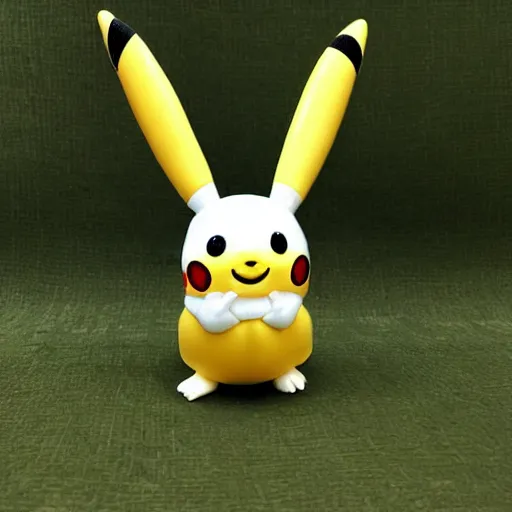 Prompt: a foam Pikachu