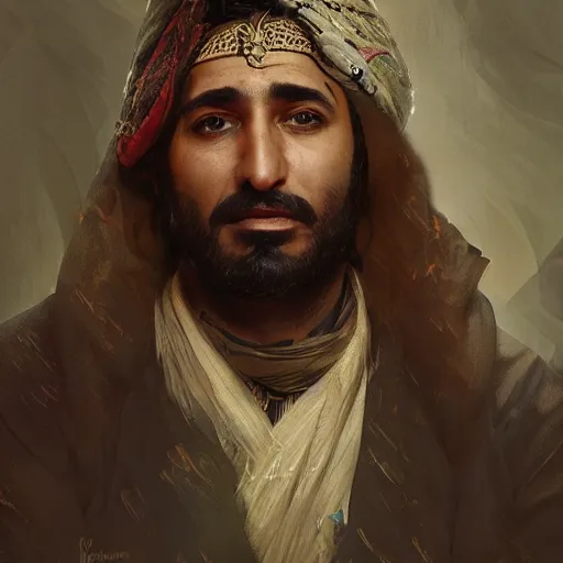 Prompt: portrait of kurdish singer ahmet kaya, highly detailed, digital painting, artstation, concept art, sharp focus, illustration, art by art germ and greg rutkowski and alphonse mucha