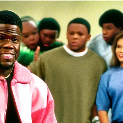 Image similar to a tv still of Kevin Hart starring in Boy Meets World (1993)