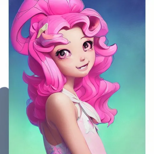 pinky pie from by little pony by artgerm, tooth wu, | Stable Diffusion ...