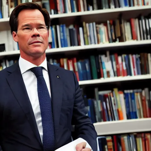 Image similar to mark rutte