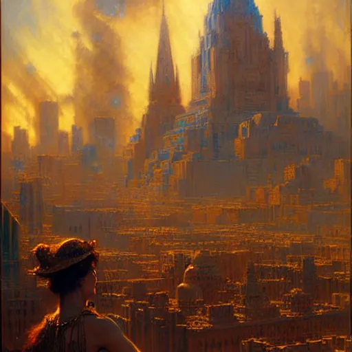 Prompt: babylon the city. highly detailed painting by gaston bussiere, craig mullins, j. c. leyendecker 8 k