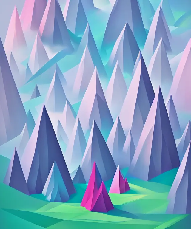 Image similar to origami forest by pawel nolbert