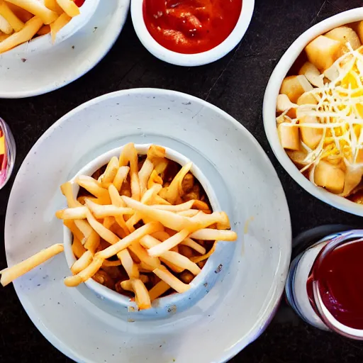 Prompt: professional photo of a traditional Canadian poutine