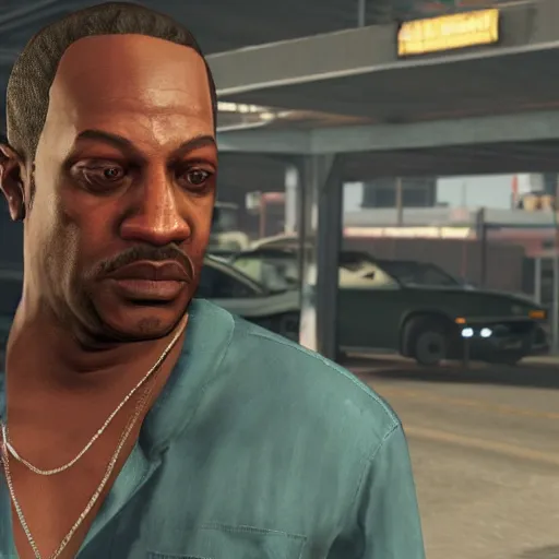 Prompt: CJ in GTA 5