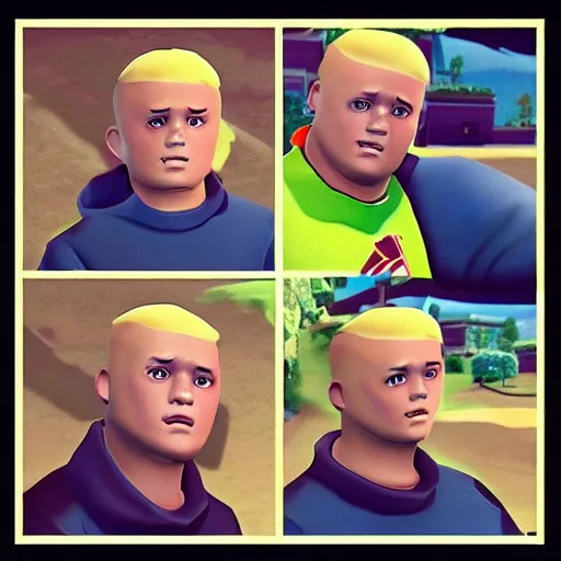 Image similar to “Bobby Hill in Fortnite”