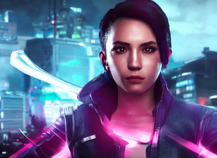 Image similar to promo art still of jett from valorant video game 2 0 2 0, 4 k