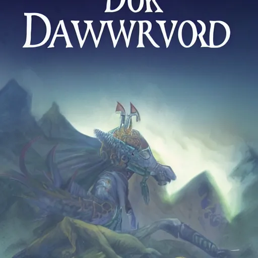 Image similar to book cover for a book named dawnsword