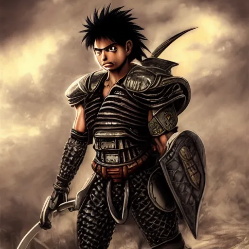 Prompt: anime of young hispanic man with facial hair, brown eyes, full body, reptile armor by akira toriyama hyper realistic, dark fantasy detailed, high definition insanely detailed, bitter wide angle lens dark lighting, moody lighting