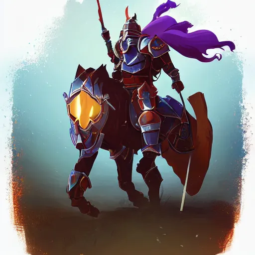 Prompt: armored knight on a horse icon vector minimalist warcraft, loftis, cory behance hd by jesper ejsing, by rhads, makoto shinkai and lois van baarle, ilya kuvshinov, rossdraws global illumination