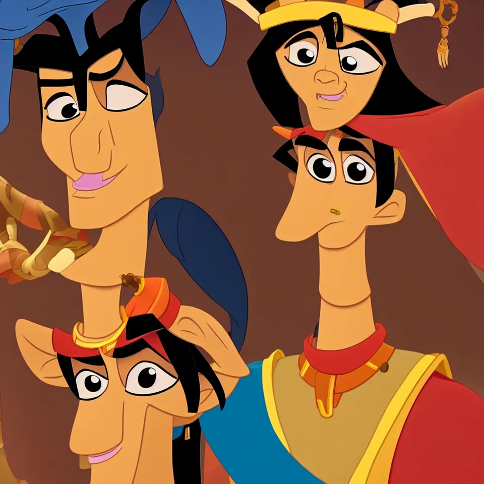 Image similar to How Kuzco!!!!! from (((Disney))) movies would look in Real life . Professional Studio. Portrait in the style of Martin Schoeller. 4K. Ultra Detailed. Close-up. Low Light.