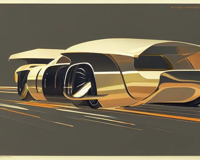 Prompt: syd mead