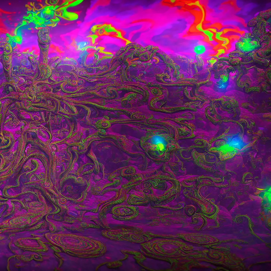 Image similar to psychedelic art, highly detailed, trending on artstation, unreal engine 5