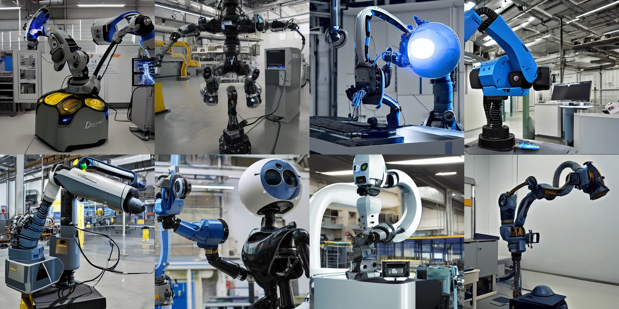 Prompt: industrial robot dariusz zawadzki