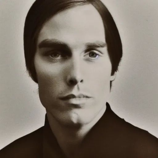 Image similar to A photograph portrait of Jerma985 with short-medium length hair a combover wearing early 1970s menswear in the early 1970s, taken in the early 1970s, grainy, taken on a 1970s Polaroid Camera, realistic, hyperrealistic, very realistic, highly detailed, very detailed, extremely detailed, detailed, digital art, trending on artstation, colorized photo