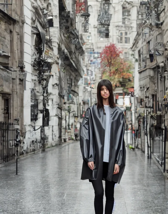 Image similar to raincoat by zara