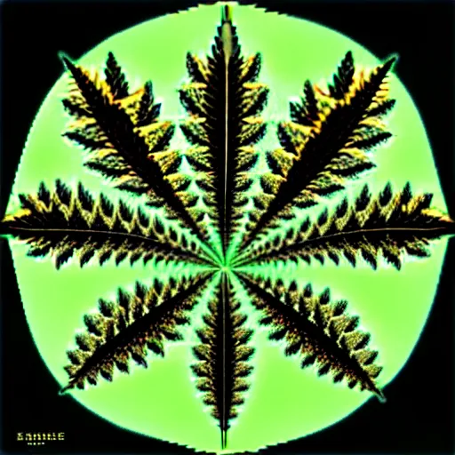 Prompt: fractal cannabis