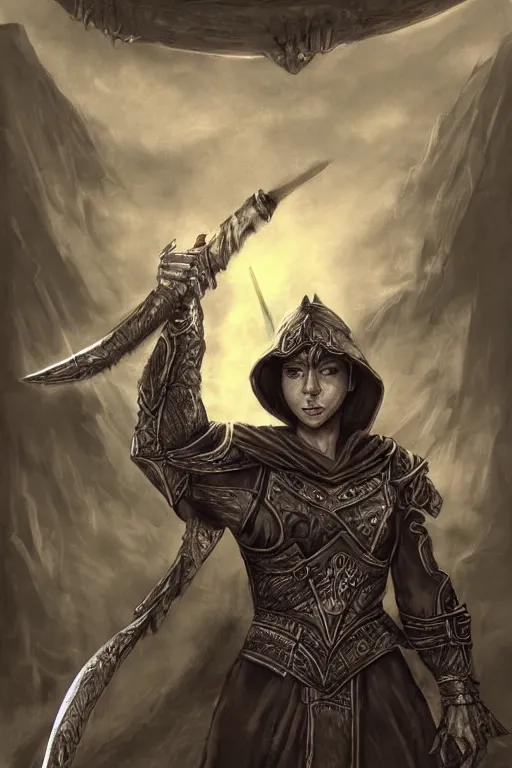 Prompt: book cover | battle mage | the elder scrolls style | digital painting | highly detailed | ultra realistic