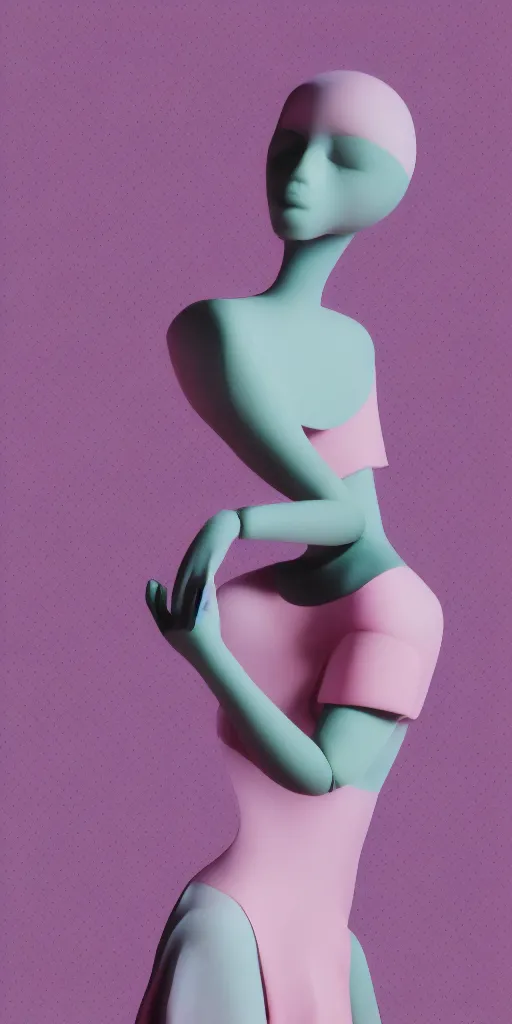 Prompt: 3d matte render, mannequins, dj rave party, Hsiao-Ron Cheng, pastel colors, hyper-realism, pastel, polkadots, minimal, simplistic, amazing composition, vaporwave, wow, Gertrude Abercrombie, Beeple, minimalistic graffiti masterpiece, minimalism, 3d abstract render overlayed, black background, psychedelic therapy, trending on ArtStation, ink splatters, pen lines, incredible detail, creative, positive energy, happy, unique, negative space, pure imagination painted by artgerm