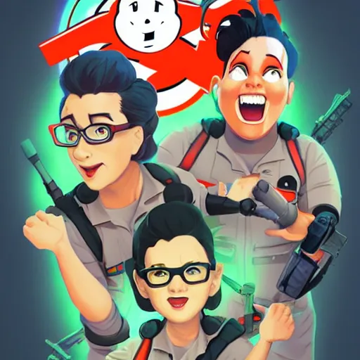 Image similar to face icon stylized minimalist ghostbusters, loftis, cory behance hd by jesper ejsing, by rhads, makoto shinkai and lois van baarle, ilya kuvshinov, rossdraws global illumination