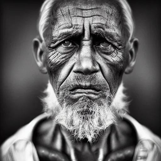 Image similar to portrait of unobtainium by lee jeffries